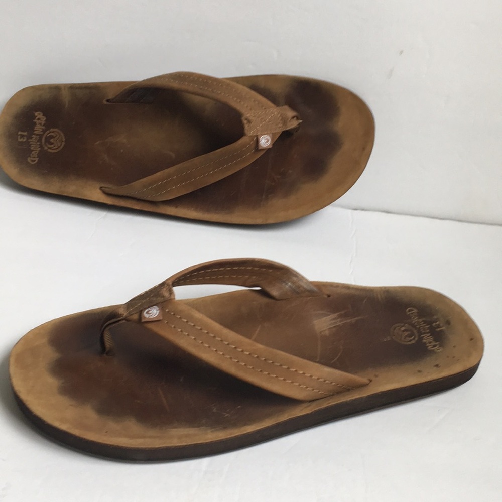 Ocean Minded Leather flip flops thong sandals